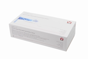 Rękawice rektalne bez ochraniacza niebieskie 100 szt. KRUTEX AGRO