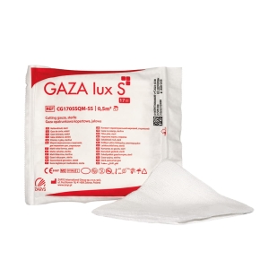 Gaza opatrunkowa jałowa 1/2m2 oraz 1m2 17-nitkowa