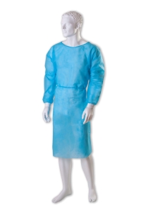 Fartuchy jednorazowe z mankietami, włókninowy ZARYS