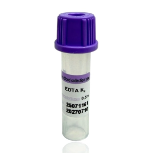 Probówka kapilarna 0,5ml z EDTA K2 z lejkiem - 100 szt.