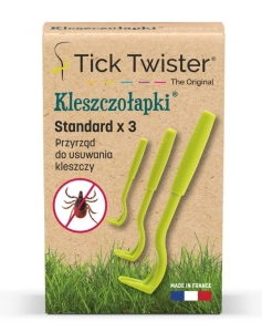 Tick Twister Kleszczołapki do usuwania kleszczy komplet 3 szt.