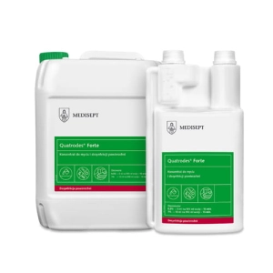 Quatrodes® Forte 1L– koncentrat do mycia i dezynfekcji powierzchni w obszarze medycznym
