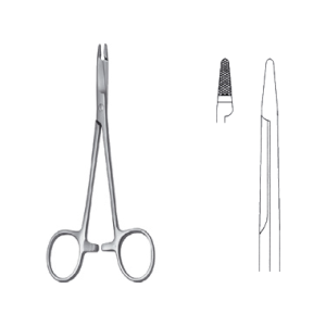 Imadło chirurgiczne typu OLSEN-HEGAR 145 mm  B|BRAUN Aesculap CHIFA